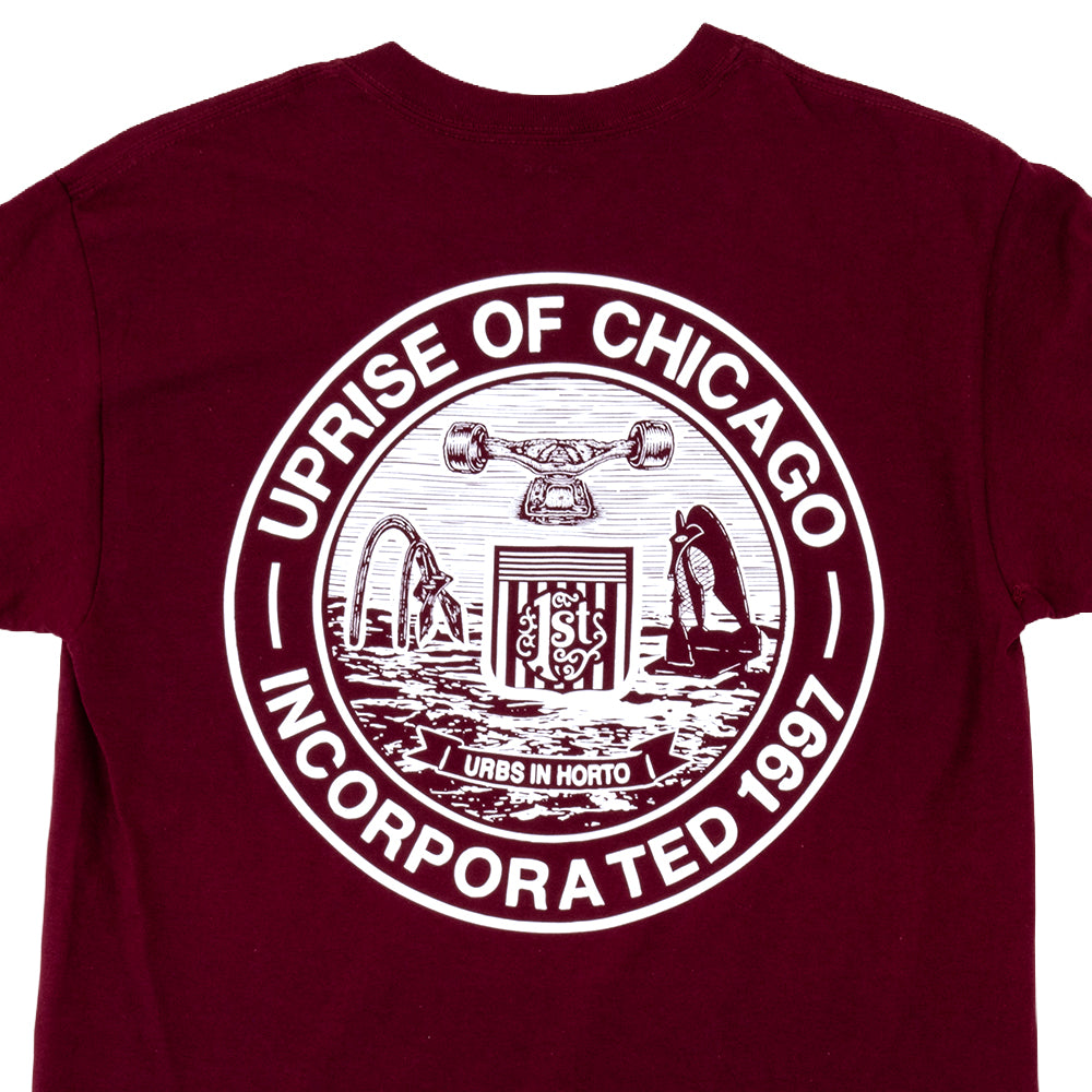 Incorporated Seal T-shirt (Burgundy)