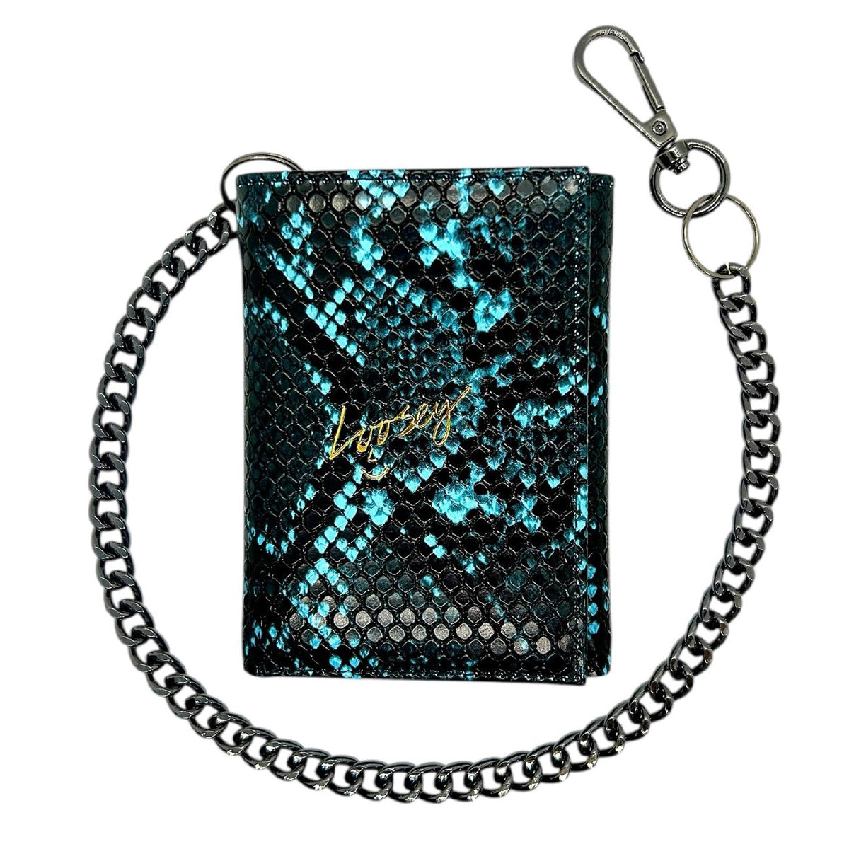 Snake Chain Wallet (Blue)
