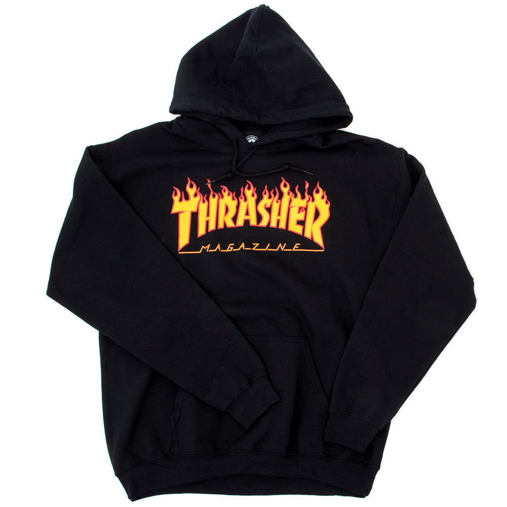 Flame Hooded Sweatshirt (Black)