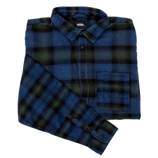 Lawson Mixed Plaid Button Up Shirt (Dress Blues)