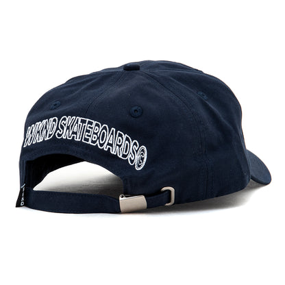 Eddy 6 Panel Strapback Hat (Navy)