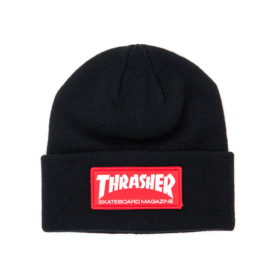 Skate Mag Patch Beanie (Black)